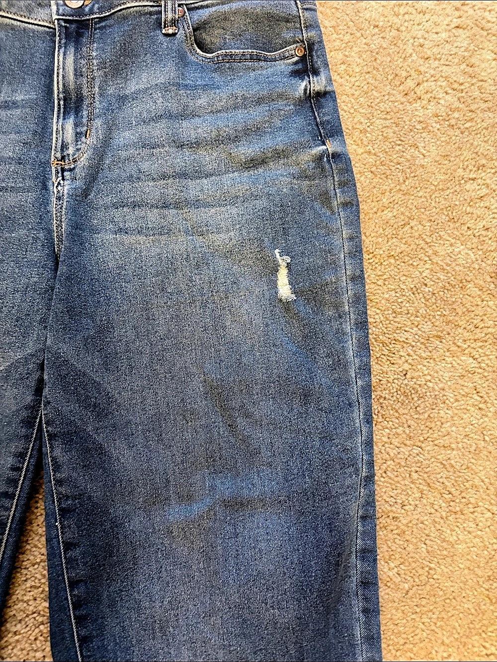 SONOMA Straight Crop Straight Leg Jeans Blue Waist 12 - Picture 11 of 11